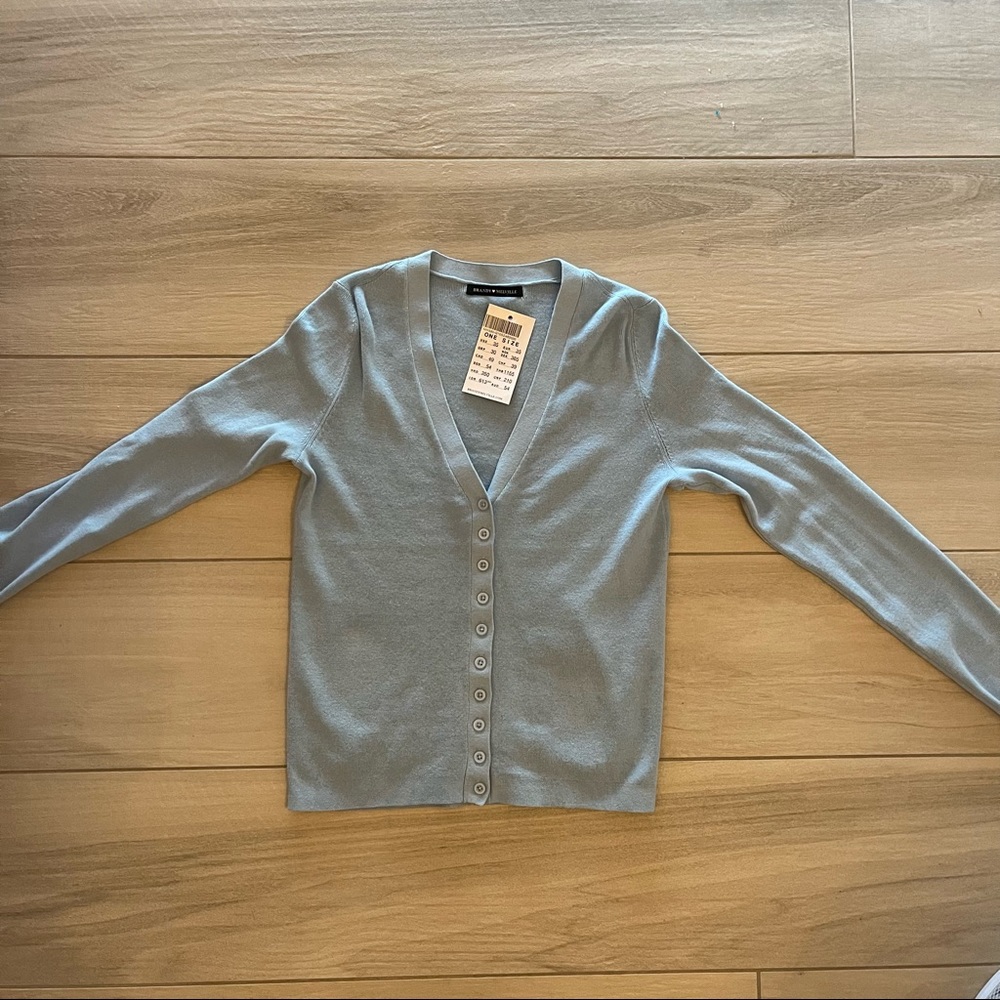Blue brandy Melville cardigan